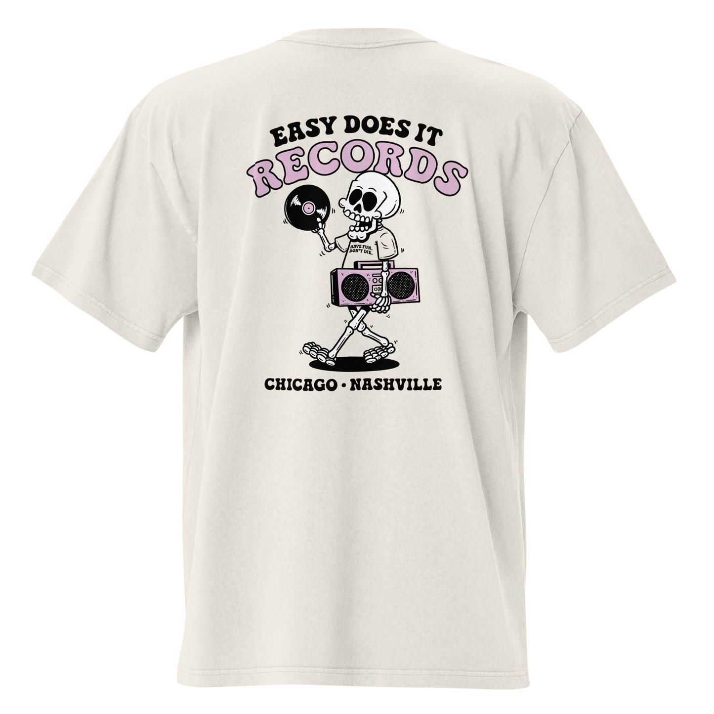 Easy Does It - Skelly Oversized Tee